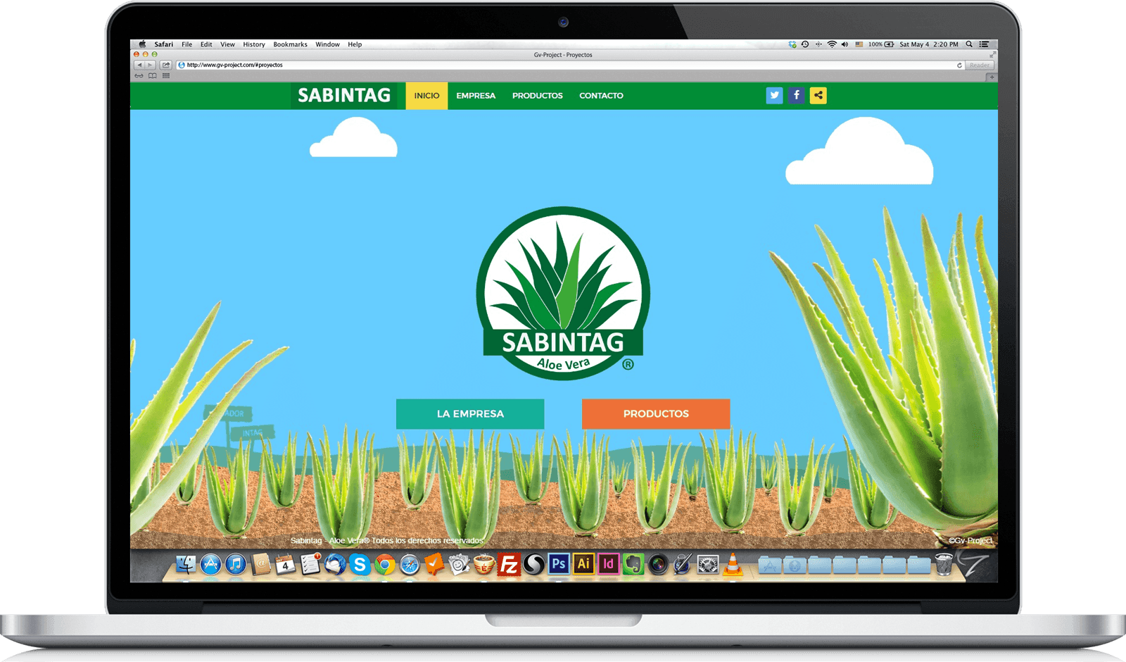 Sabintag — captura del proyecto